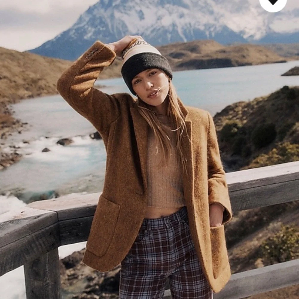 NWT Madewell Retro Pom-Pom Beanie